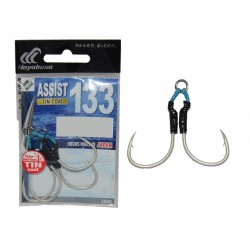 EX 402  ASSIST HOOK DOUBLE   1 CM  2 LI PK  NO:1