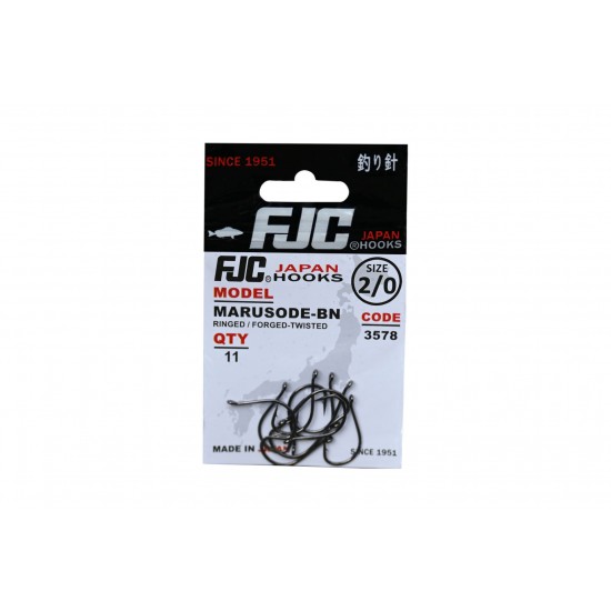 FJC 3578 MARUSODE RINGED NO:2 BLACK NIKEL 15 P. OLTA IGNESI OLTA İĞNELERİ FJC 3578 MARUSODE RINGED NO:2 BLACK NIKEL 15 P. OLTA IGNESI OLTA İĞNELERİ