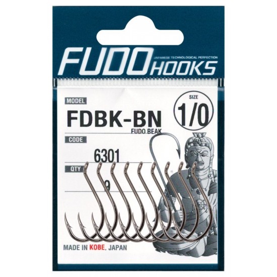 6301 FUDO BEAK, NO:3/0, BLACK NIKEL, 6P