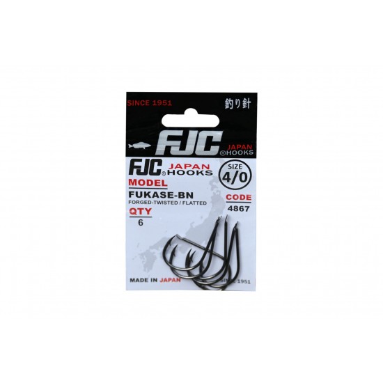 FJC 4867 FUKASE NO:2/0 BLACK NIKEL 10 P. OLTA IGNESI OLTA İĞNELERİ FJC 4867 FUKASE NO:2/0 BLACK NIKEL 10 P. OLTA IGNESI OLTA İĞNELERİ