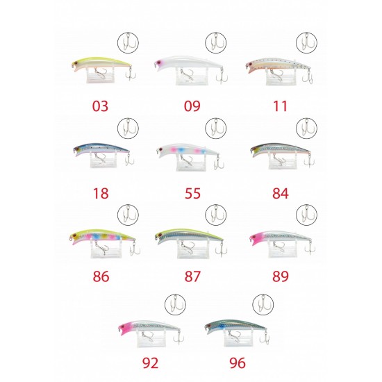 3405 CAPLURE SEABASS MINNOW 90MM 12GR RENK:96