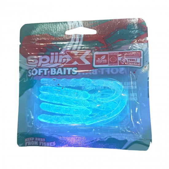 SPIINX BENDURA 9,5CM 5P DILUTED BLUE GLOW SUNİ BALIK YEMLERİ SPIINX BENDURA 9,5CM 5P DILUTED BLUE GLOW SUNİ BALIK YEMLERİ