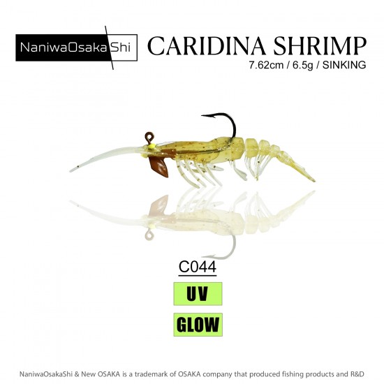 OSAKA CARIDINA SHRIMP 7.62CM 6.5G C044 SAHTE BALIK SİLİKON SAHTELER