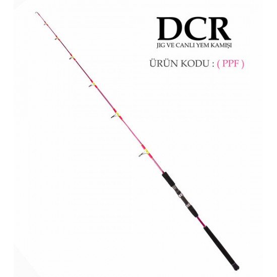  DCR PIRI REIS JIG VE CANLI YEM KAMISI 185 CM 150-350 PEMBE OLTA KAMIŞLARI