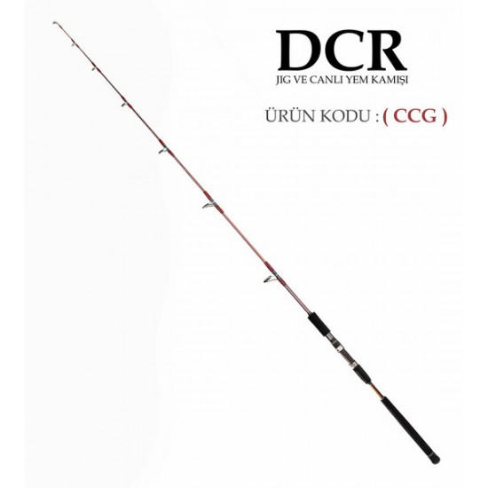  DCR HILAL JIG VE CANLI YEM KAMISI 185 CM 150-350 BORDO OLTA KAMIŞLARI