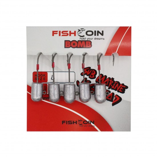 Fishcoin Bomb Jighead 6-3 Gr OLTA İĞNELERİ