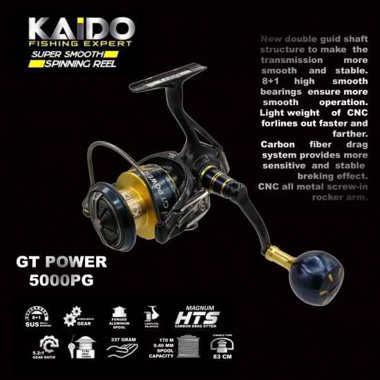 Kaido GT Power 5000 8+1BB Makine OLTA MAKİNALARI