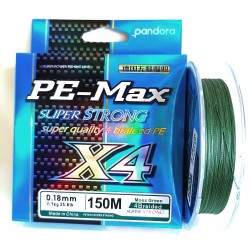 PANDORA PE-MAX 4X 150MT MOSS GREEN 0,23MM