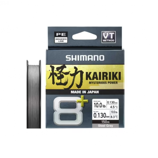 Shimano Örgü Misina Kairiki 8+ 150M 0.13Mm 8.3Kg Grey MİSİNALAR Shimano Örgü Misina Kairiki 8+ 150M 0.13Mm 8.3Kg Grey MİSİNALAR