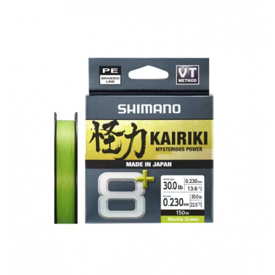 Shimano Misina Kairiki 8+ 150M 0.23Mm 26.3Kg M. Green İP MİSİNALAR