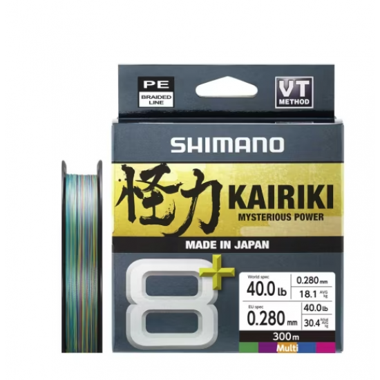Shimano Örgü Misina Kairiki 8+ 300M 0.28Mm 30.4Kg Multi C. İP MİSİNALAR Shimano Örgü Misina Kairiki 8+ 300M 0.28Mm 30.4Kg Multi C. İP MİSİNALAR