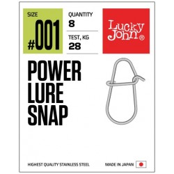 LJ KLIPS 5126, POWER LURE SNAP #3, 35KG, 6P