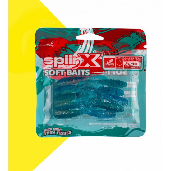 SPIINX CRAZY TAIL KUYRUK 7.5CM 10P BLUE SILVER SUNİ BALIK YEMLERİ SPIINX CRAZY TAIL KUYRUK 7.5CM 10P BLUE SILVER SUNİ BALIK YEMLERİ