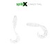 SPIINX CRAZY TAIL KUYRUK 7.5CM 10P CLEAR SILVER SUNİ BALIK YEMLERİ SPIINX CRAZY TAIL KUYRUK 7.5CM 10P CLEAR SILVER SUNİ BALIK YEMLERİ
