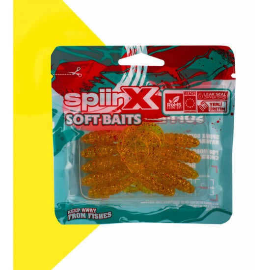 SPIINX CRAZY TAIL KUYRUK 7.5CM 10P HONEY SHRIMP SUNİ BALIK YEMLERİ