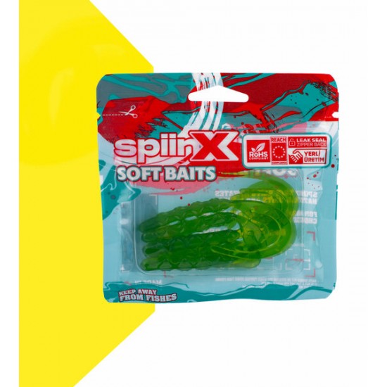 SPIINX BENDURA 9,5CM 5P GREEN BEAN SUNİ BALIK YEMLERİ SPIINX BENDURA 9,5CM 5P GREEN BEAN SUNİ BALIK YEMLERİ