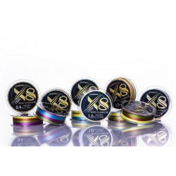 8X MULTICOLOR 150 MT 0,12 MM