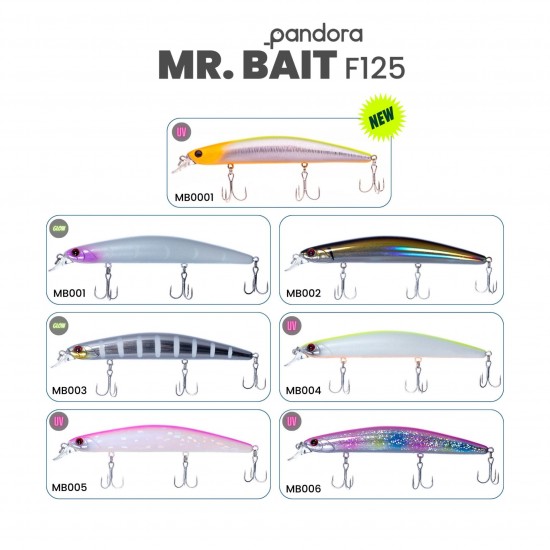 PANDORA MR. BAIT F 125 MB006 SUNİ BALIK YEMLERİ