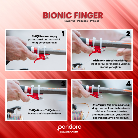 PANDORA BIONIC FINGER SURF ATIS APARATI AKSESUARLAR