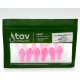 BÖCEK 40Mm 6’Li Paket Pink (UV/Glow) SİLİKON SAHTELER