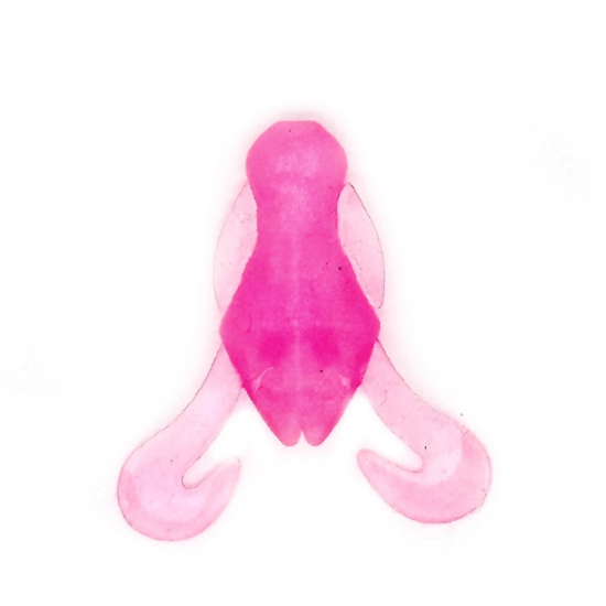 BÖCEK 40Mm 6’Li Paket Pink (UV/Glow) SİLİKON SAHTELER