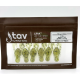 BÖCEK 40Mm 6’Li Paket Ghost UV Melon SUNİ BALIK YEMLERİ