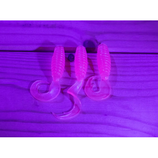 ORAK 42Mm 8’Li Paket Pink (UV/Glow) SİLİKON SAHTELER