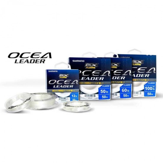 SHIMANO OCEA EX FLUORACARBON LEADER 50M 0,377MM 20LB MİSİNALAR