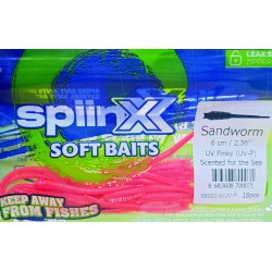 SPIINX SANDVORM SILIKON 6CM 18P UV PINKY (UV-P)