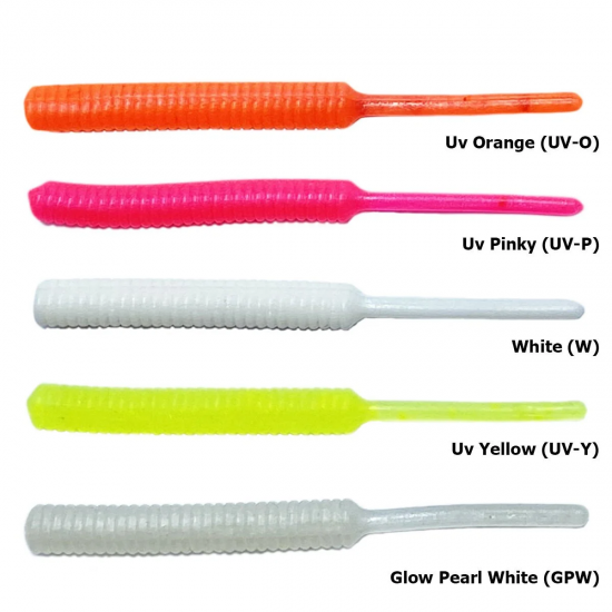 SPIINX BABY FISH SILIKON 4.5CM 18P UV YELLOW (UV-Y) SUNİ BALIK YEMLERİ