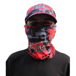 Fisherman Style SET Cap+Eldiven+Kolluk+Buff (CAMO RED)