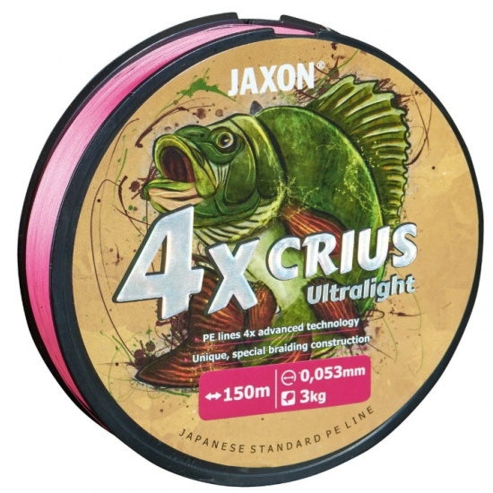 Jaxon 4Xcrius Ultralight 150Mt Pink Misina 0,042MM MİSİNALAR