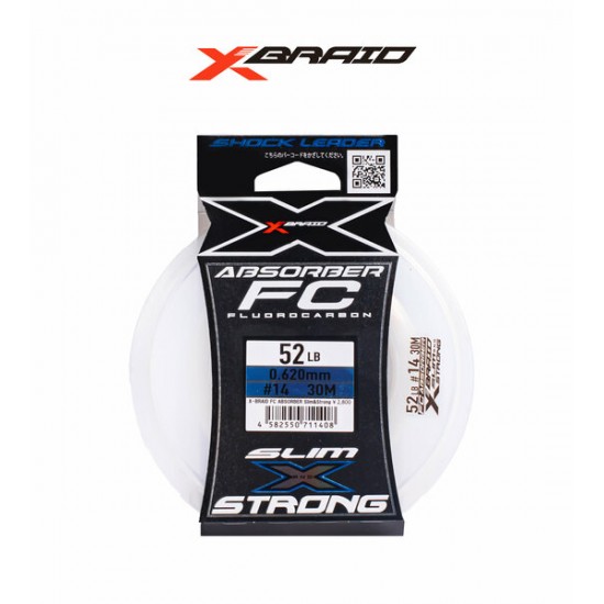 YGK X021 ABSORBER SLIM&STRONG FC 30M 13.61KG 0.435 MİSİNALAR
