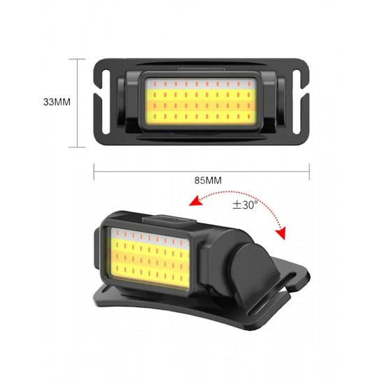 50 COB LED KAFA LAMBASI WATTON WT-650 AKSESUARLAR