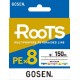 Gosen X8 Roots PE 8 Örgü Spin Ip Misina 1.2 PE MİSİNALAR