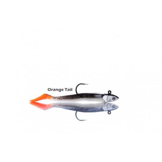 SAYORI SHAD 2+1  8 CM 12 GR ORANGE TAIL