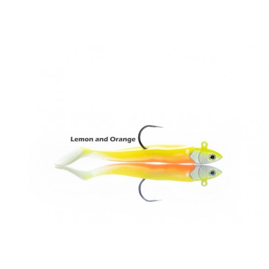 SAYORI SHAD 2+1  8 CM 12 GR LEMON AND ORANGE