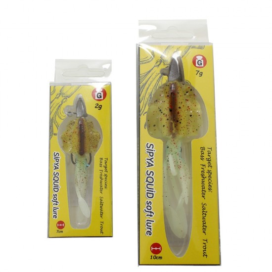 CAPTAIN SIPYA SQUID 3542  10 CM COLOR : 1 SİLİKON SAHTELER